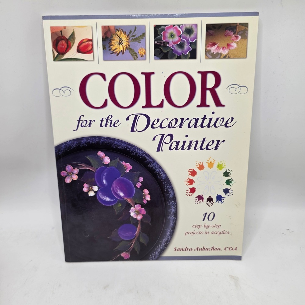 North Light Color for the Decorative Painter Sandra Aubuchen‎ Acrylic Art Book